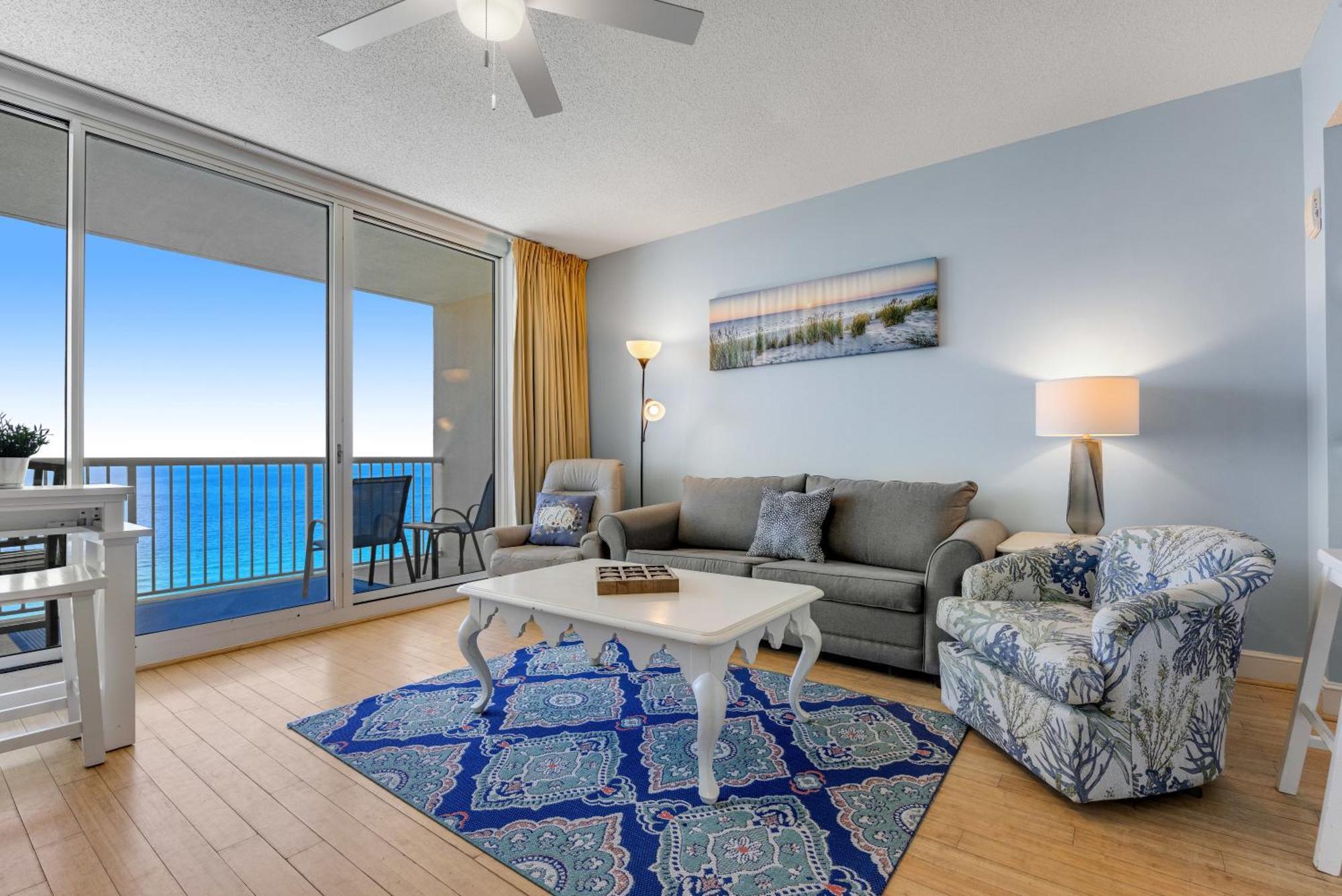 Holiday home Parking Fee Included-majestic 1-1606! Gulf Front 1bedroom, Pool,hot Tubs,tennis